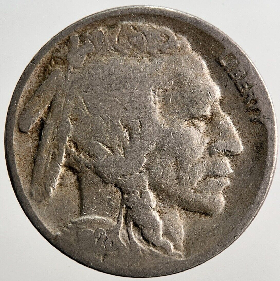 1928 - S US USA Buffalo Indian Head Nickel Coin | Collectable Grade | a2972