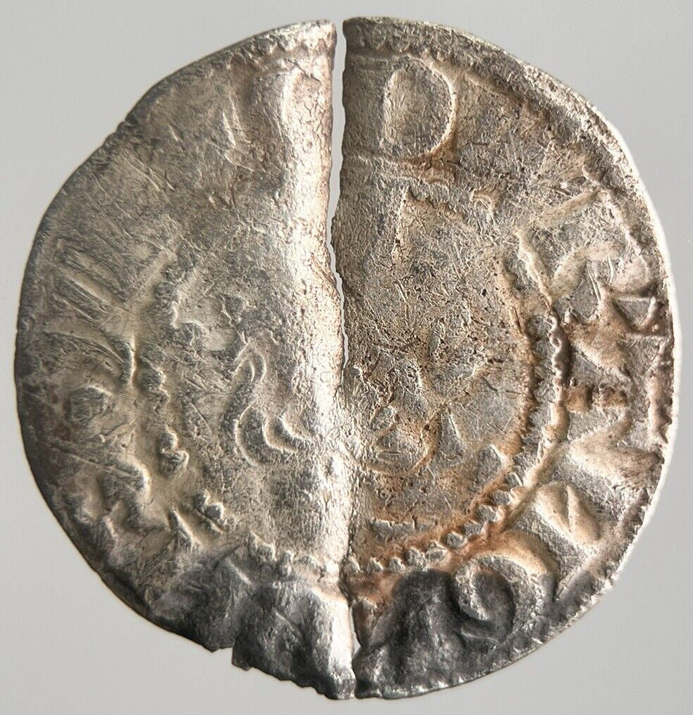 1272 - 1307 British Medieval Edward I 1st Penny Hammered Silver Coin | a4365