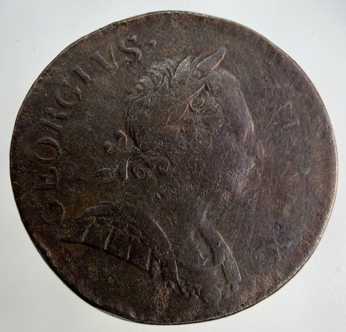 1772 George III 3rd Half - Penny Coin | Very High Grade