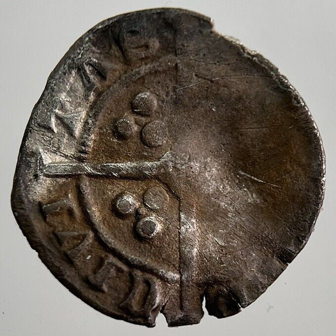 British 1279 - 1307 Edward I 1st Medieval Hammered Silver Penny Coin | a7981