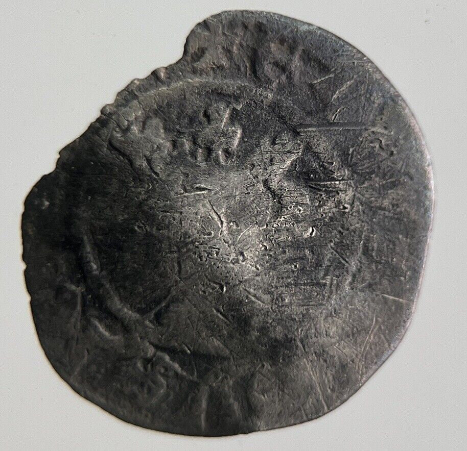 British Edward I 1st Medieval Hammered Silver Half - Penny Coin | a4441