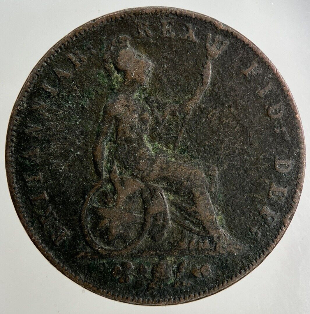 1827 George IV Half - Penny Coin | Collectable Grade