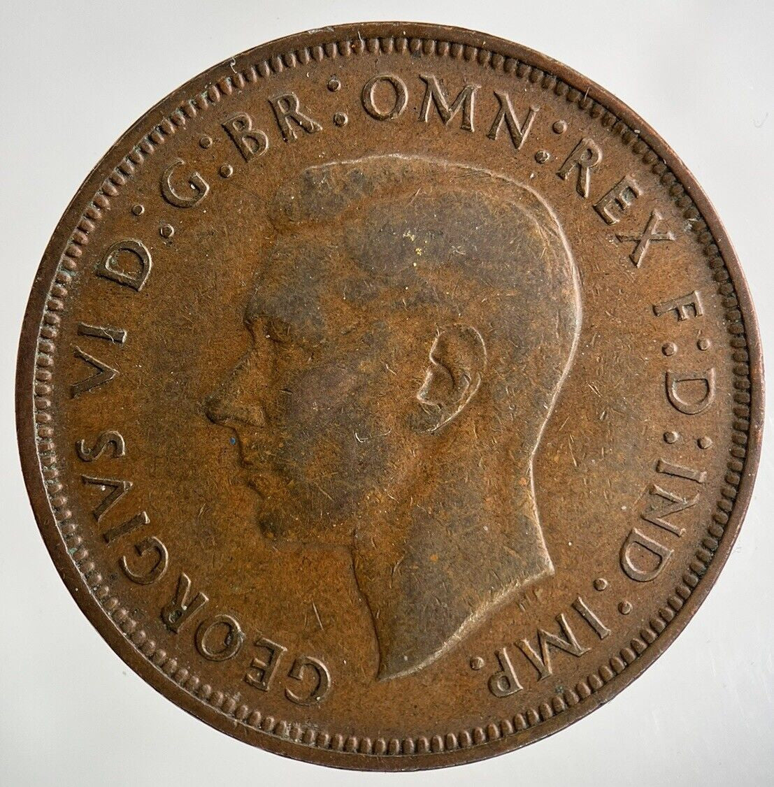 1948 George VI One Penny Coin | Fine Collectable Grade