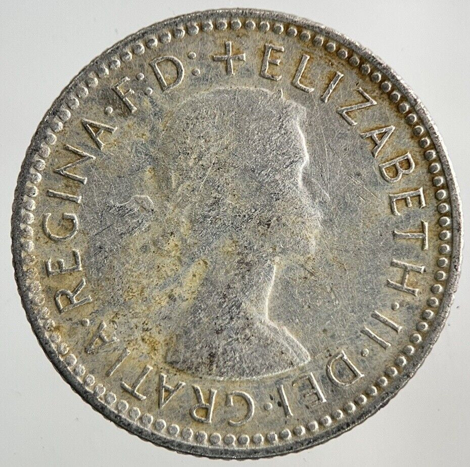 1963 Australia Sixpence Silver Coin | Fine Collectable Grade