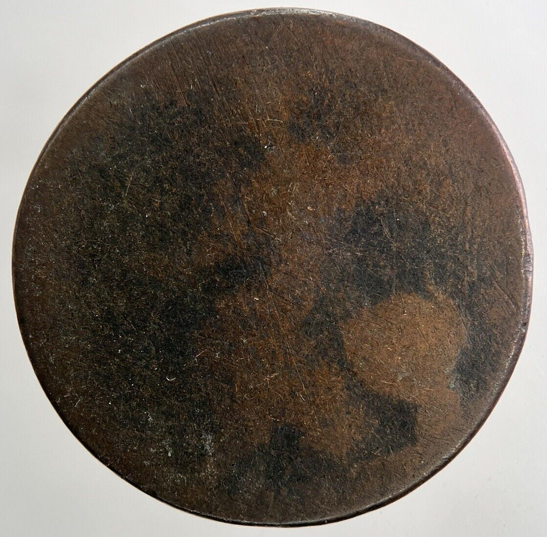 British George II 2nd Half - Penny Coin | Worn Grade