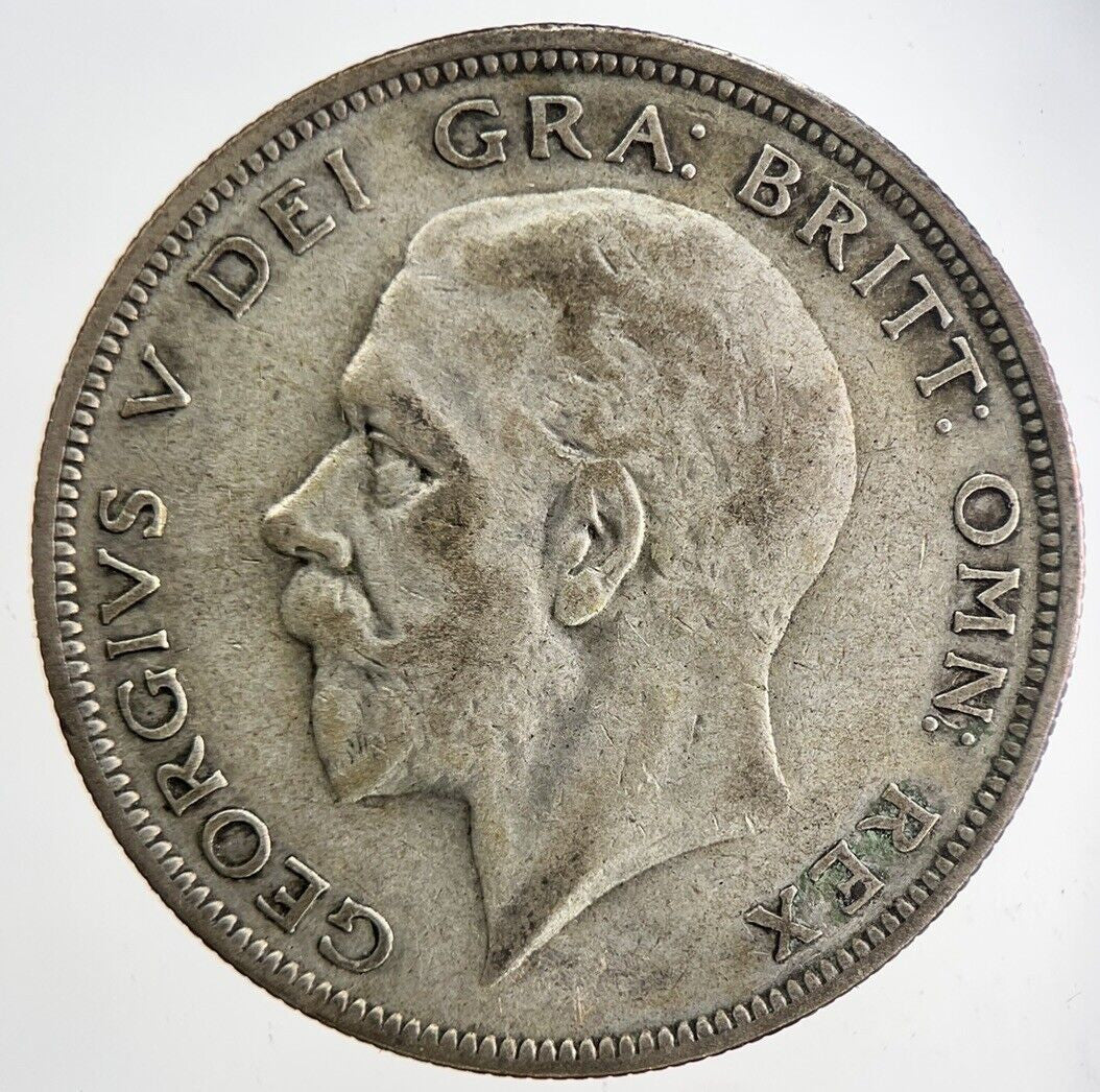 1928 George V Half - Crown Silver Coin | Fine Collectable Grade