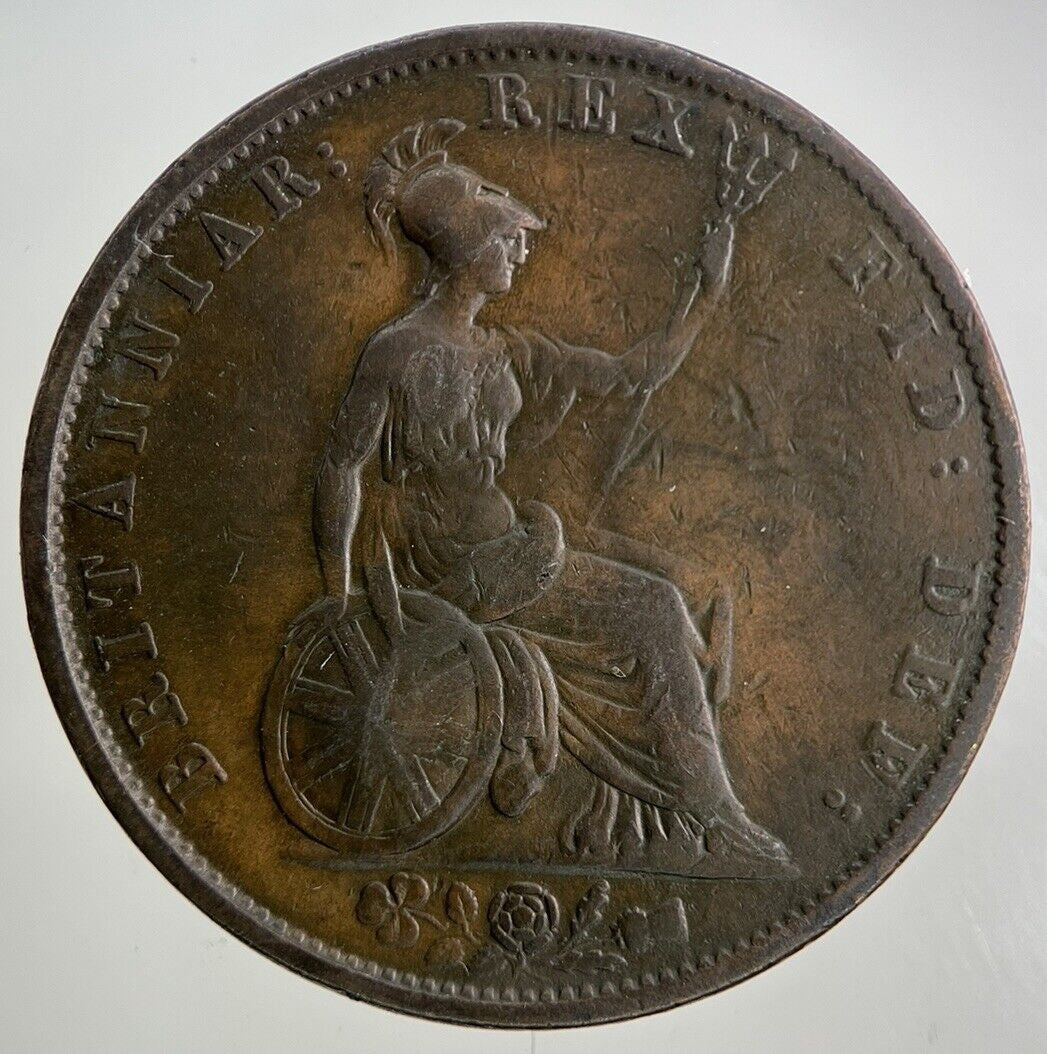 1834 William IV Half - Penny Coin | Fine Collectable Grade
