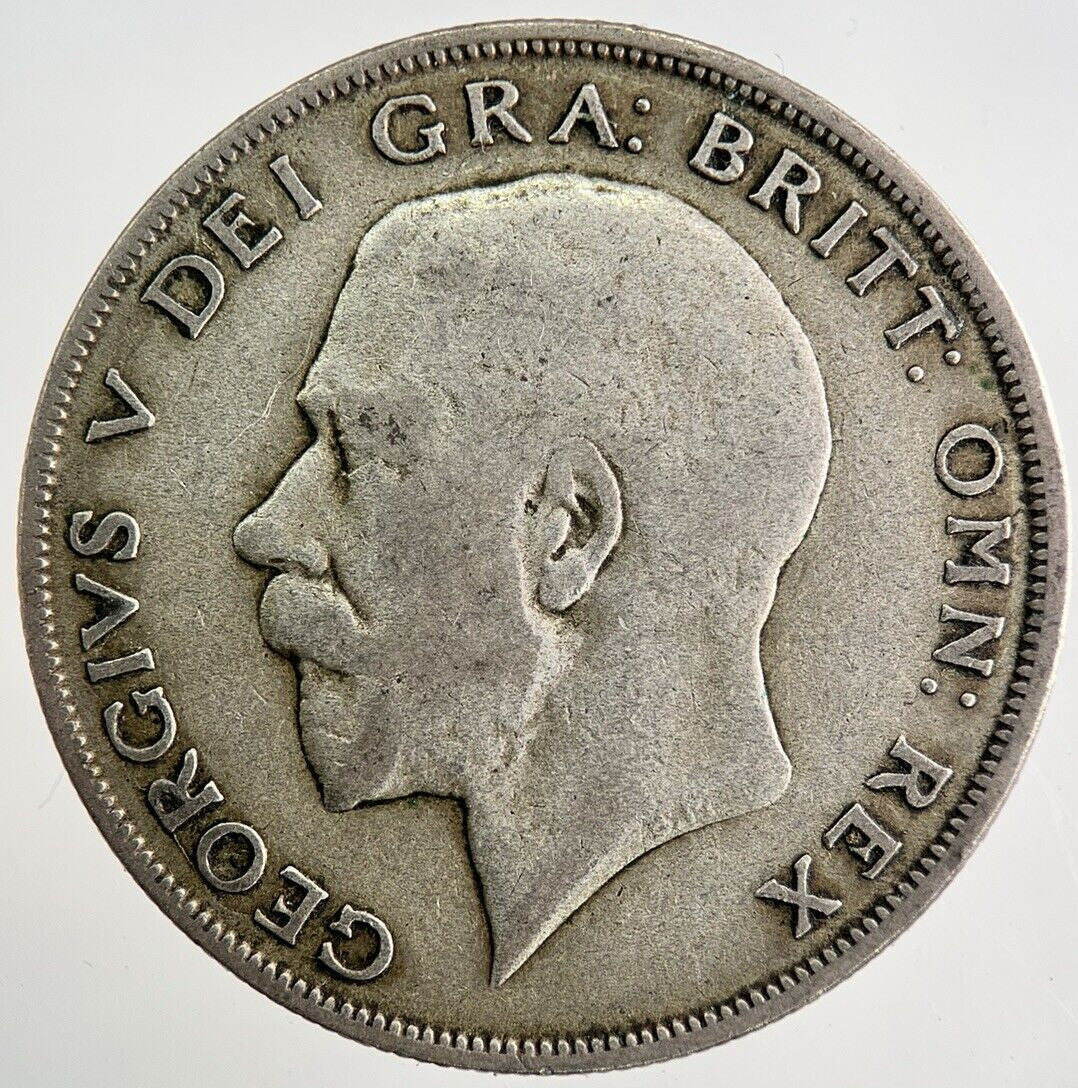 1921 George V Half - Crown Silver Coin | Collectable Grade | a8125