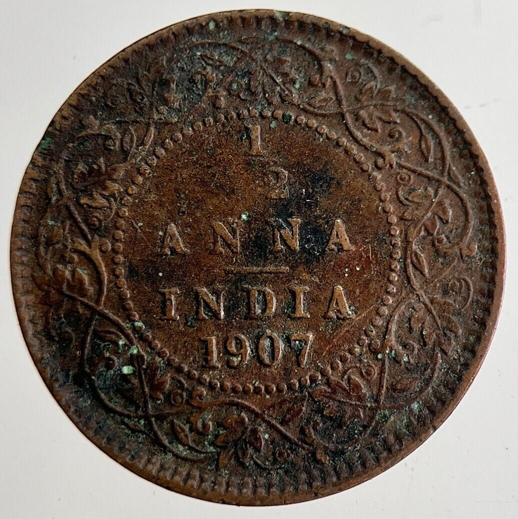 1907 India 1/12 Anna Coin | Very High Grade | a8859