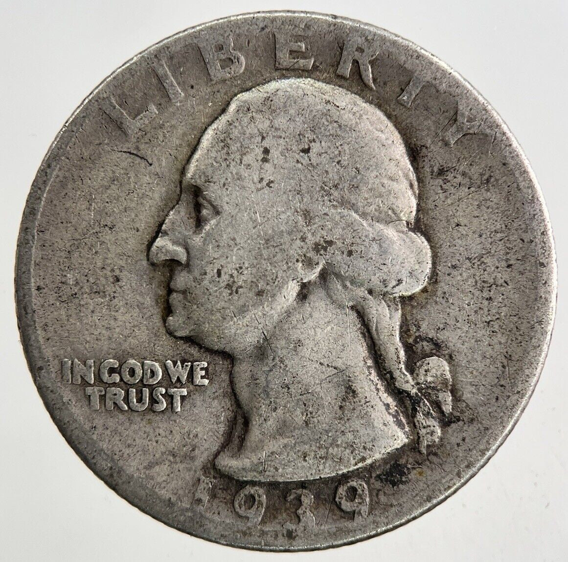 1939 US USA Quarter Dollar Silver Coin | Collectable Grade