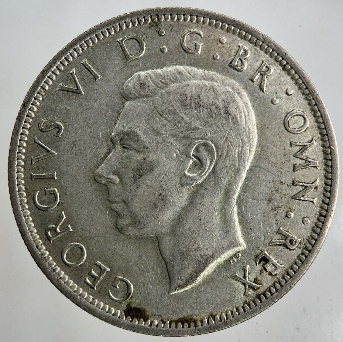 1942 George VI Half - Crown Silver Coin | Fine Collectable Grade