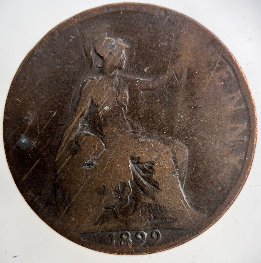 1899 Victoria One Penny Coin | Collectable Grade