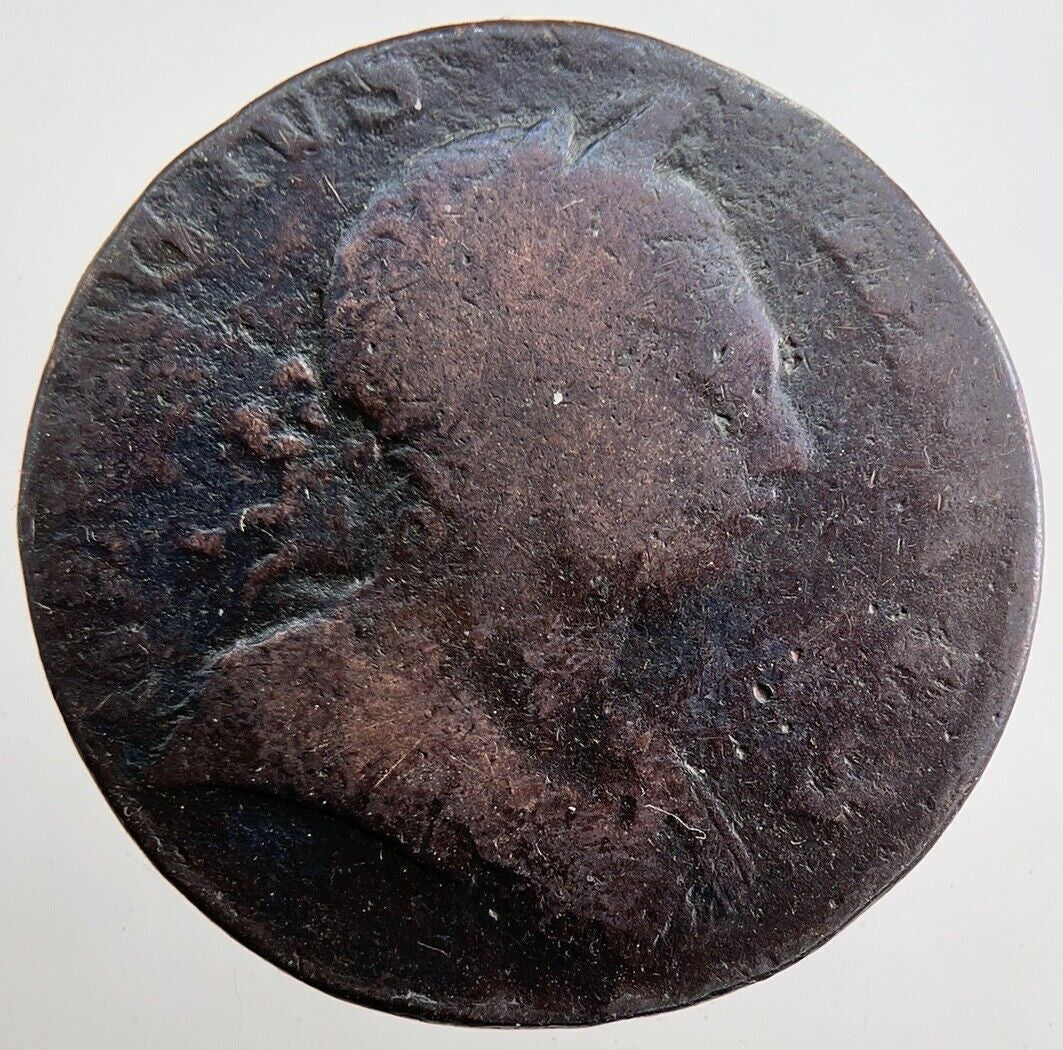 British George III 3rd Half - Penny Coin | Collectable Grade | a7440