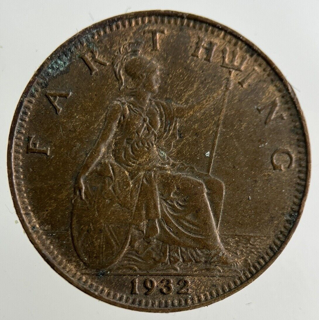 1932 George V Farthing Coin | Very High Grade