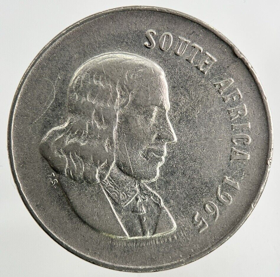 1965 South Africa 20 Cent Coin | Fine Collectable Grade