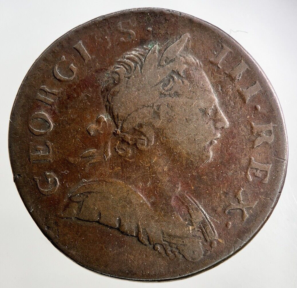 1770 George III 3rd Half - Penny Coin | Fine Collectable Grade