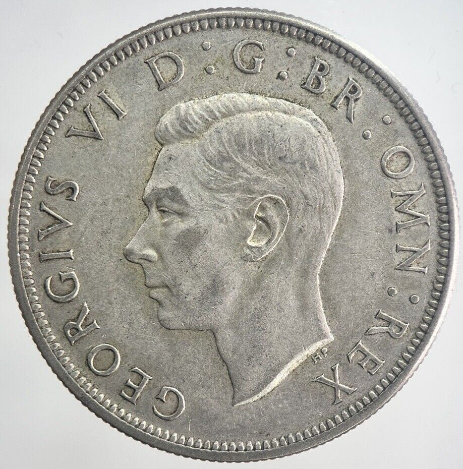 1937 George VI Half - Crown Silver Coin | Very High Grade | a6345