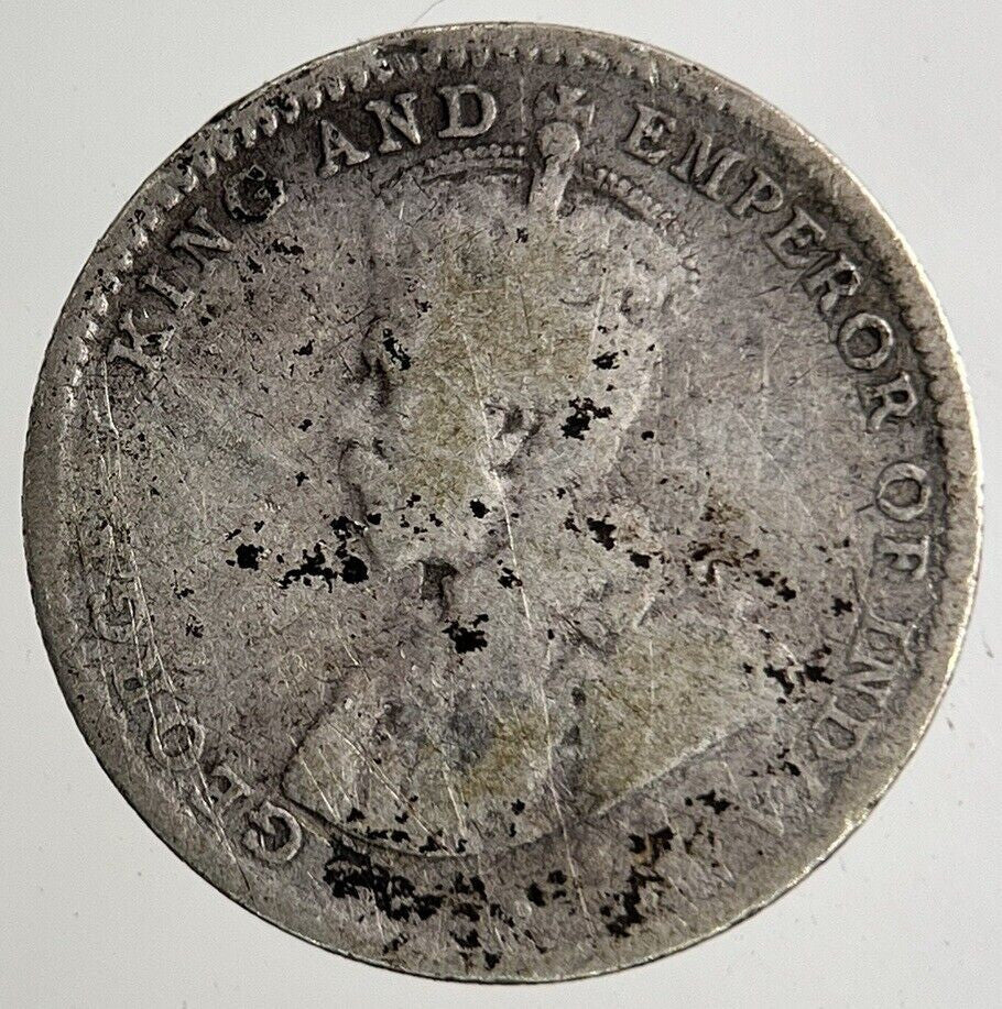 1914 Ceylon 10 Cents Silver Coin | Collectable Grade