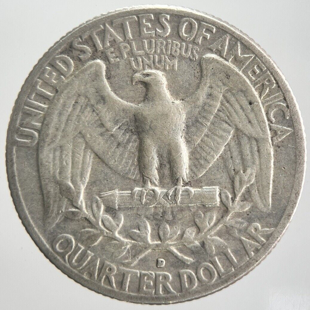 1961 - D US USA Quarter Dollar Silver Coin | Very High Grade | a4232