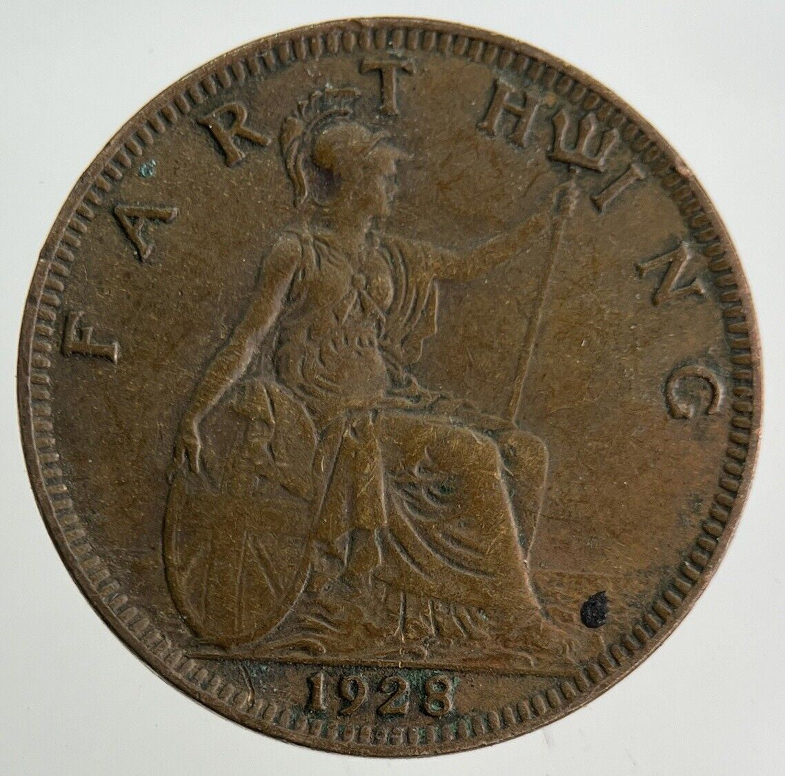 1928 George V Farthing Coin | Fine Collectable Grade