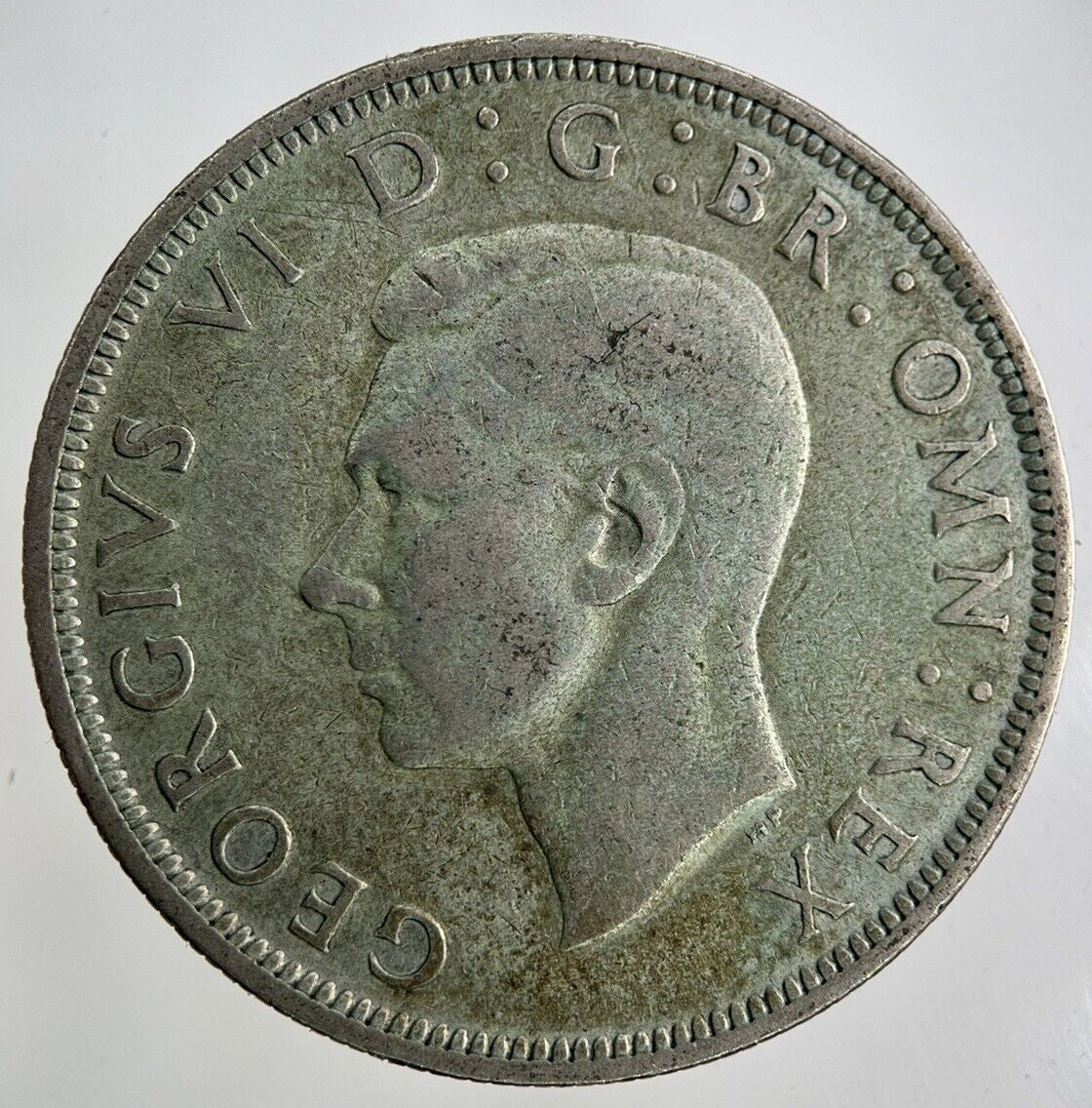 1944 George VI Half - Crown Silver Coin | Fine Collectable Grade