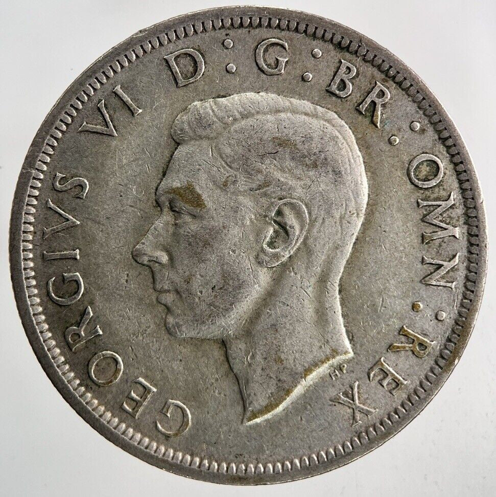 1943 George VI Half - Crown Silver Coin | Fine Collectable Grade