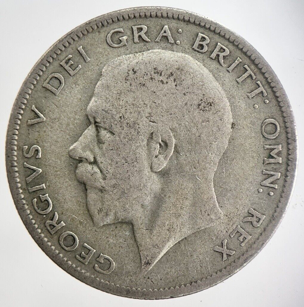 1929 George V Half - Crown Silver Coin | Fine Collectable Grade