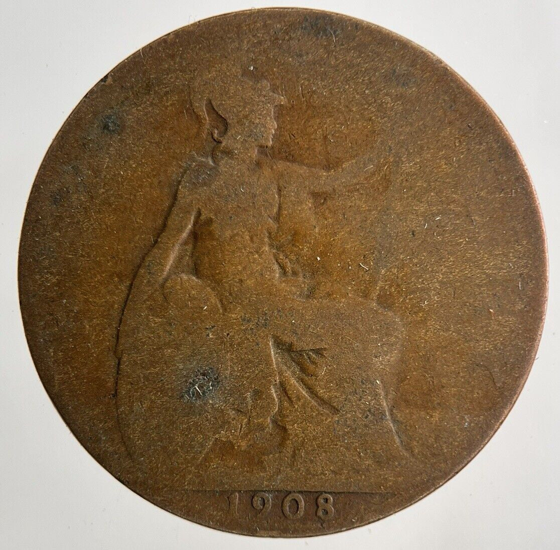 1908 Edward VII Half - Penny Coin | Collectable Grade