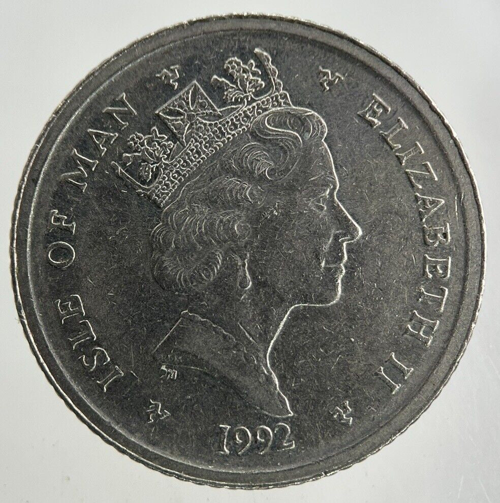 1992 Isle Of Man 10p Ten - Pence Coin | Fine Collectable Grade