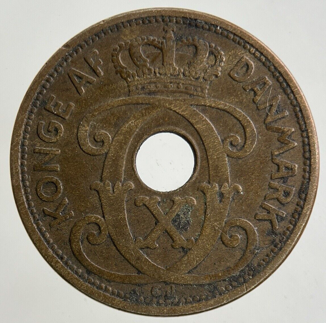 1927 Denmark 2 Ore Coin | Fine Collectable Grade