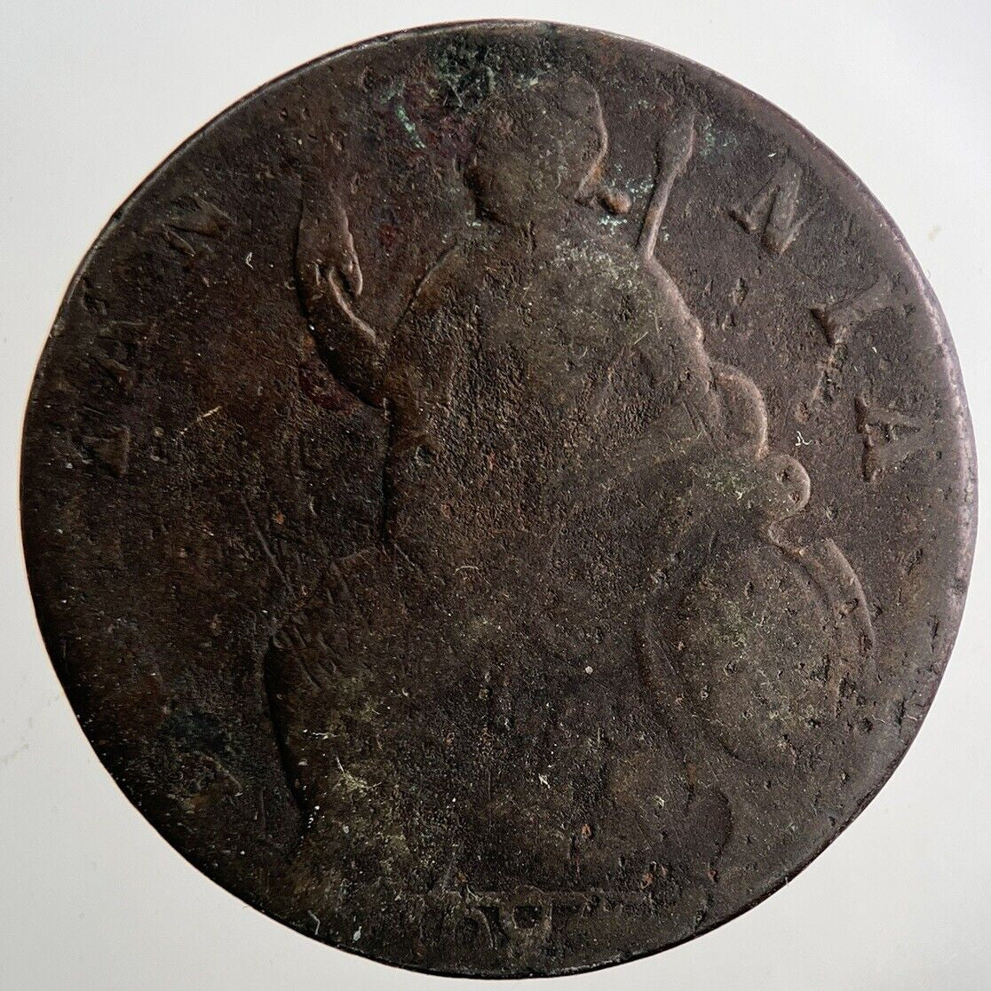 1694 William III 3rd & Mary Half - Penny Coin | Collectable Grade | a9459