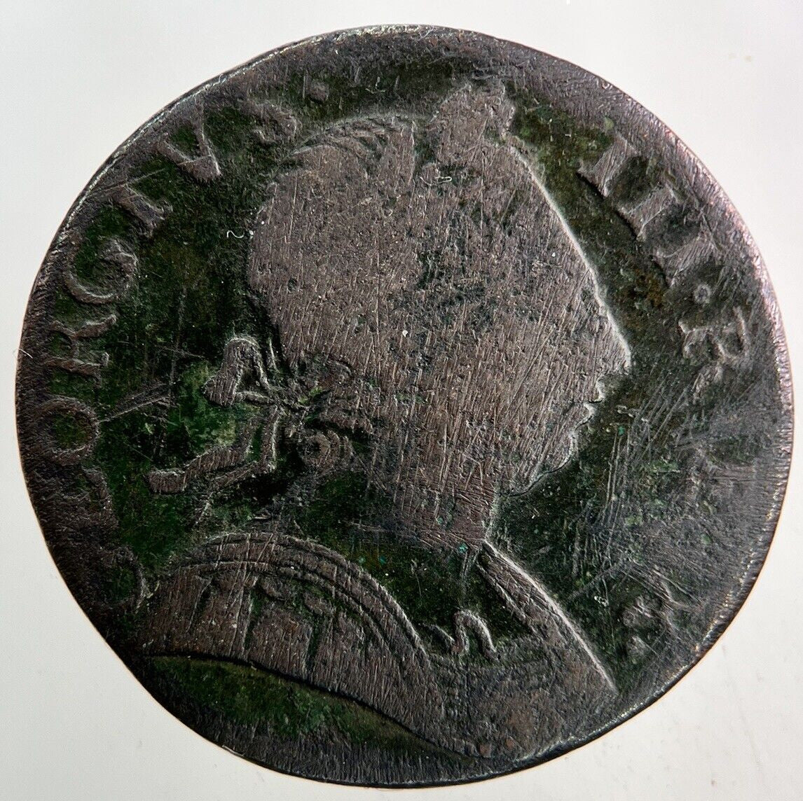 1775 George III 3rd Half - Penny Coin | Fine Collectable Grade