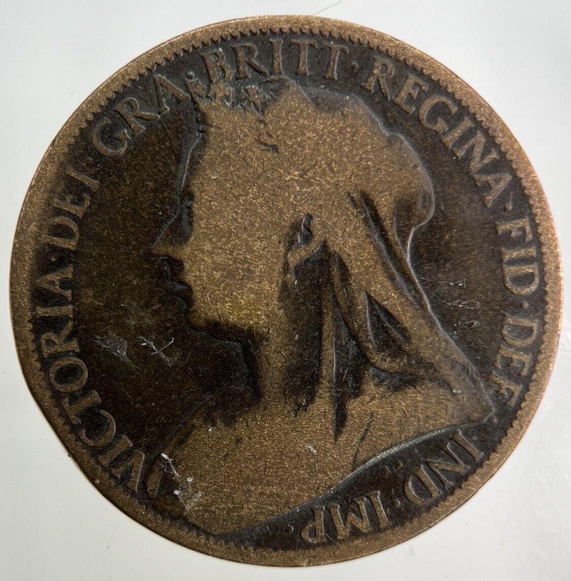 1897 Victoria One Penny Coin | Collectable Grade