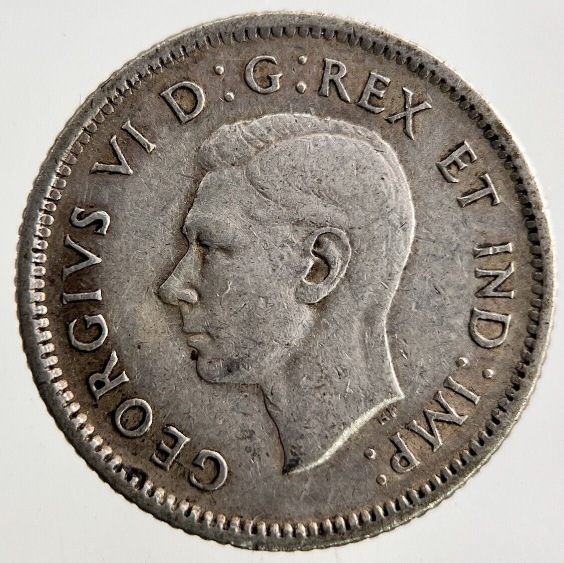 1940 Canada 10 Cents Silver Coin | Fine Collectable Grade