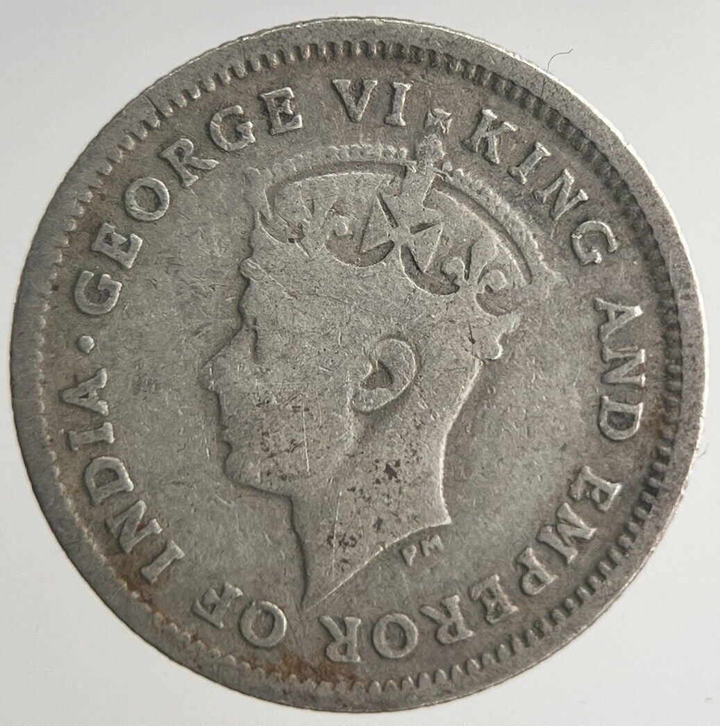 1943 British Four - Pence Guiana Belize Silver Coin | Collectable Grade | a4225