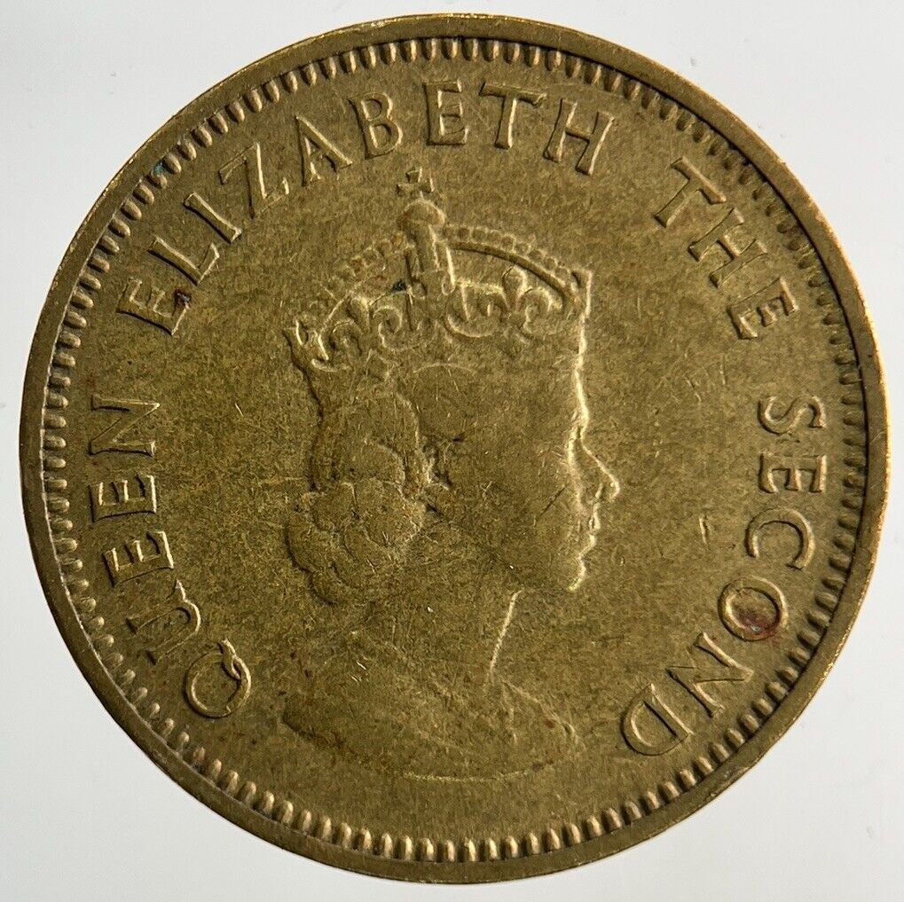 1957 Jersey Brass 1/4th One Fourth Of A Shilling Coin | Fine Collectable Grade