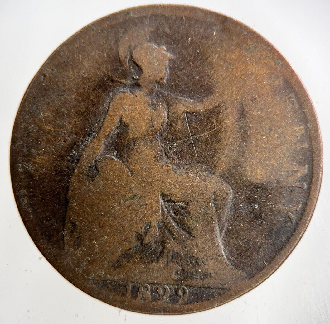 1899 Victoria One Penny Coin | Collectable Grade