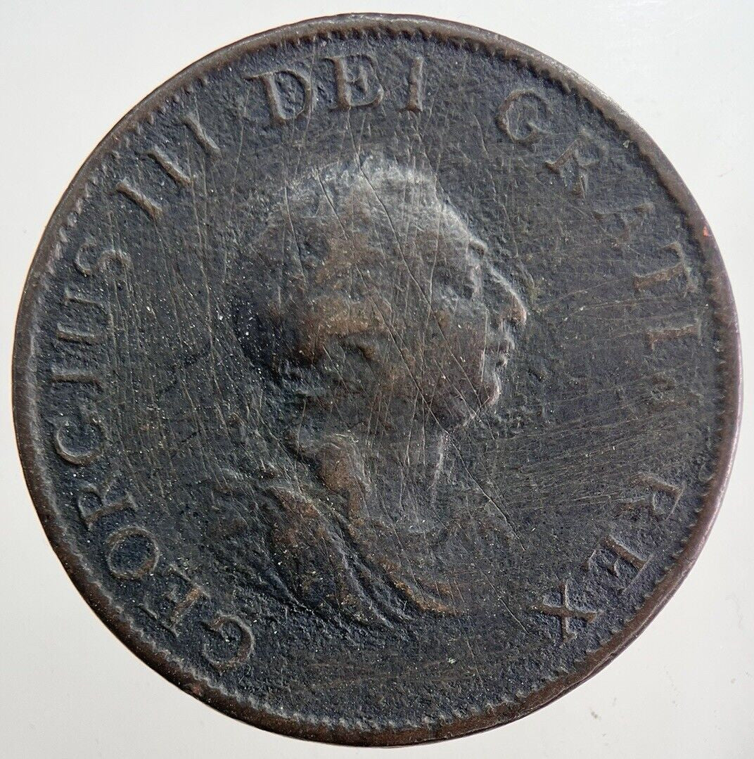1799 George III 3rd Half - Penny Coin | Collectable Grade | a5758