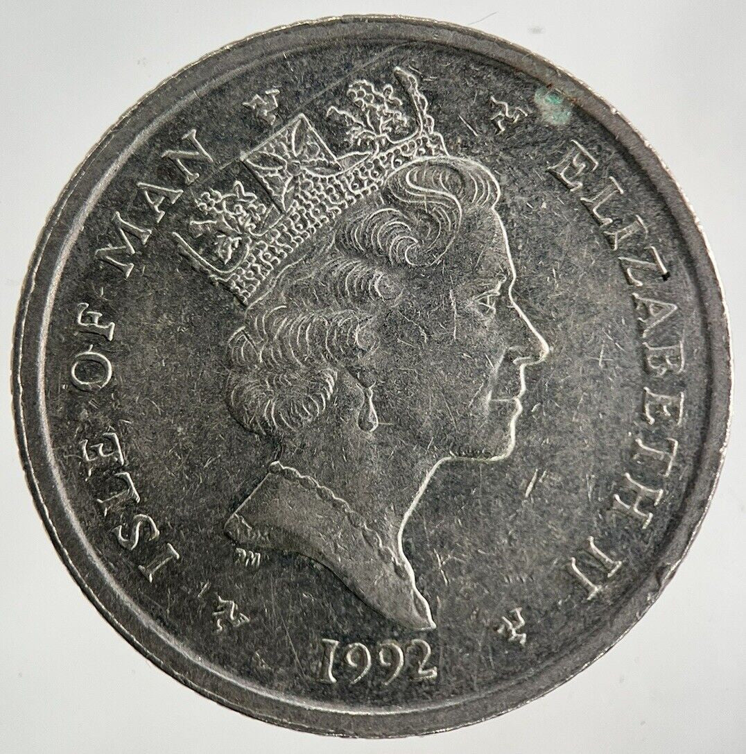 1992 Isle Of Man 10p Ten - Pence Coin | Fine Collectable Grade