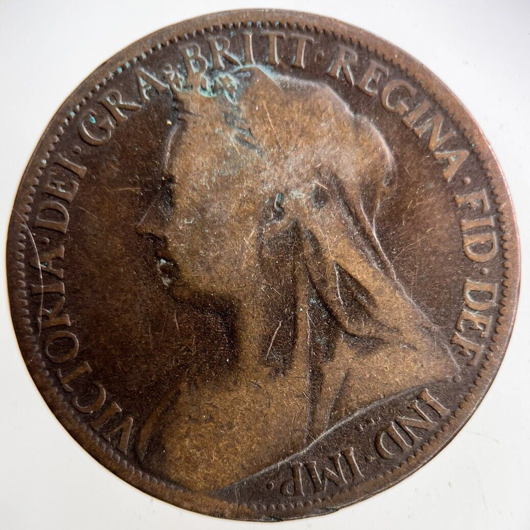 1899 Victoria One Penny Coin | Collectable Grade