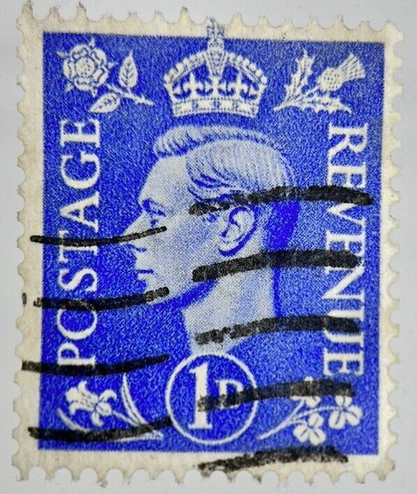 British George VI 1 One - Pence Penny 1d Stamp | Collectable Grade