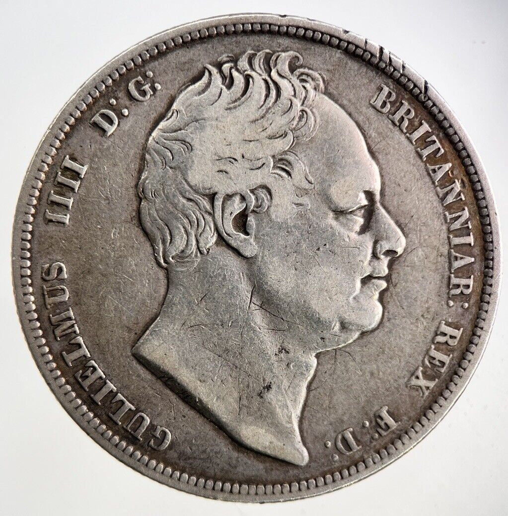 1834 William IV Half - Crown Silver Coin | Fine Collectable Grade