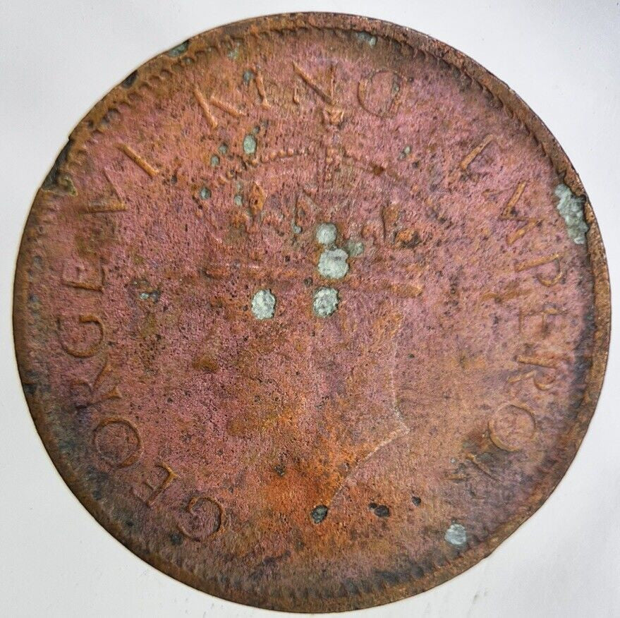 1941 India 1/4 Quarter Anna Coin | Collectable Grade