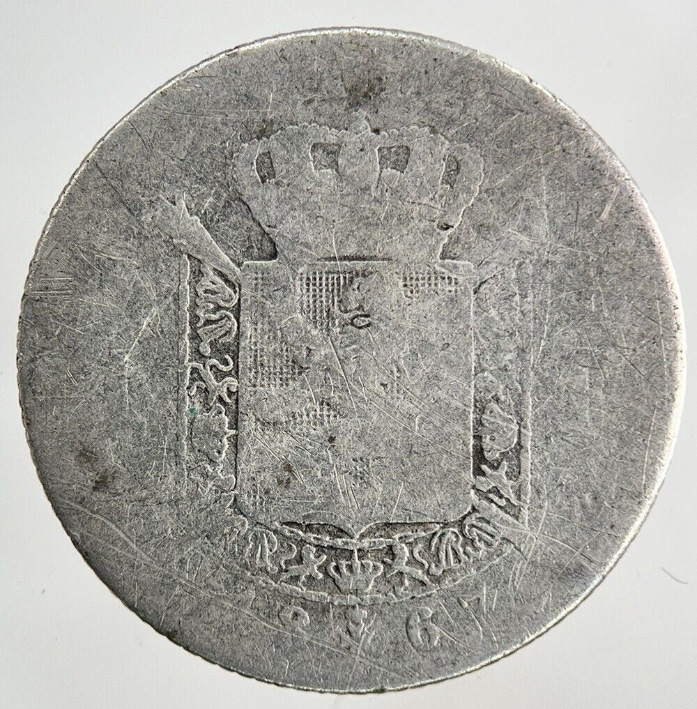 1867 Belgium 1 Franc Silver Coin | Collectable Grade