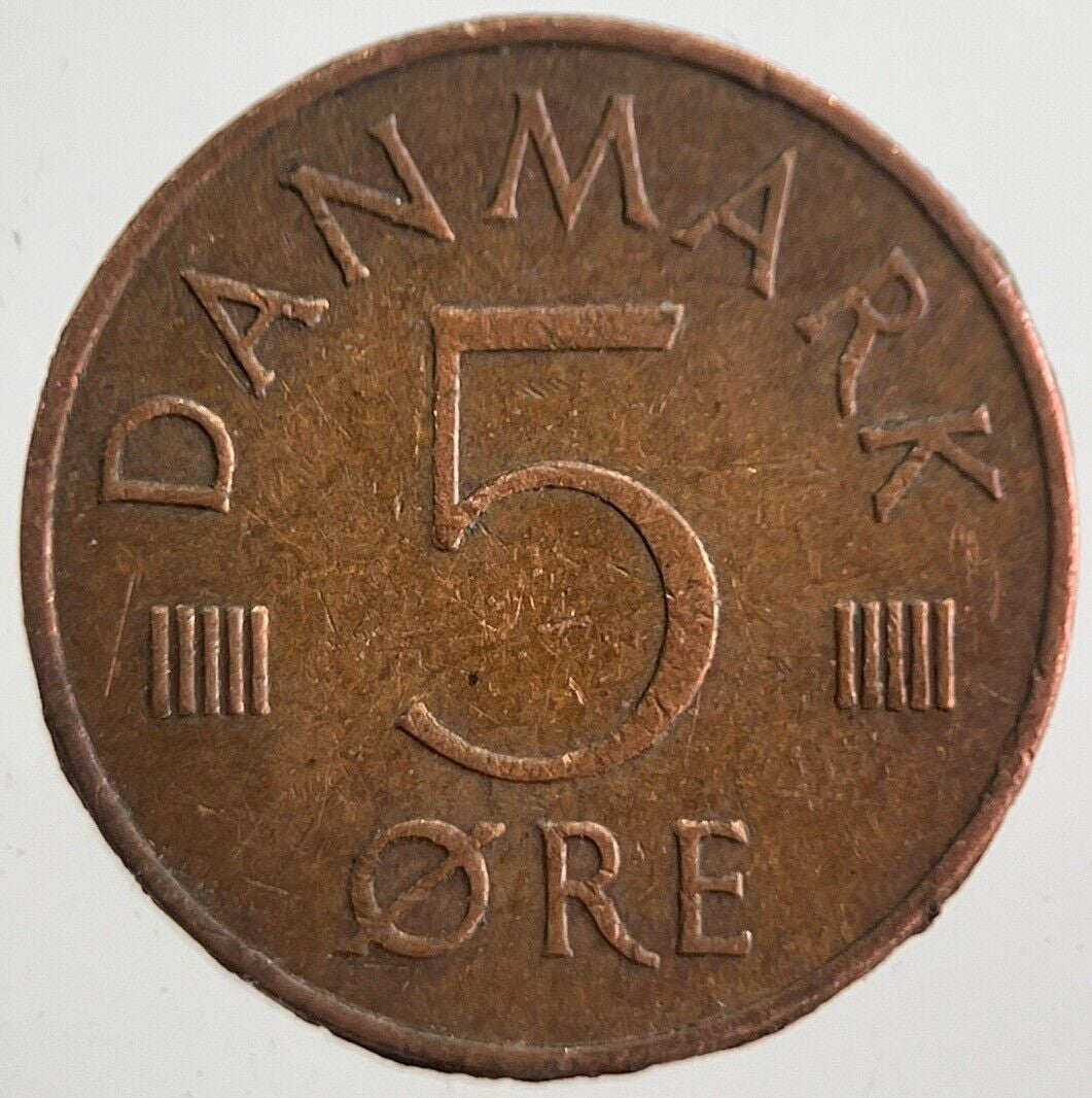 1976 Denmark 5 Ore Coin | Very High Grade | a7612