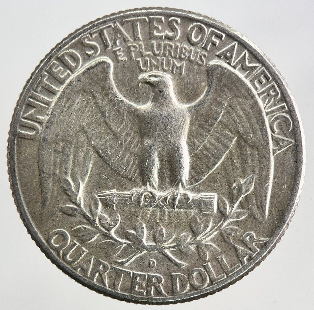1962 - D US USA Quarter Dollar Silver Coin | Very High Grade