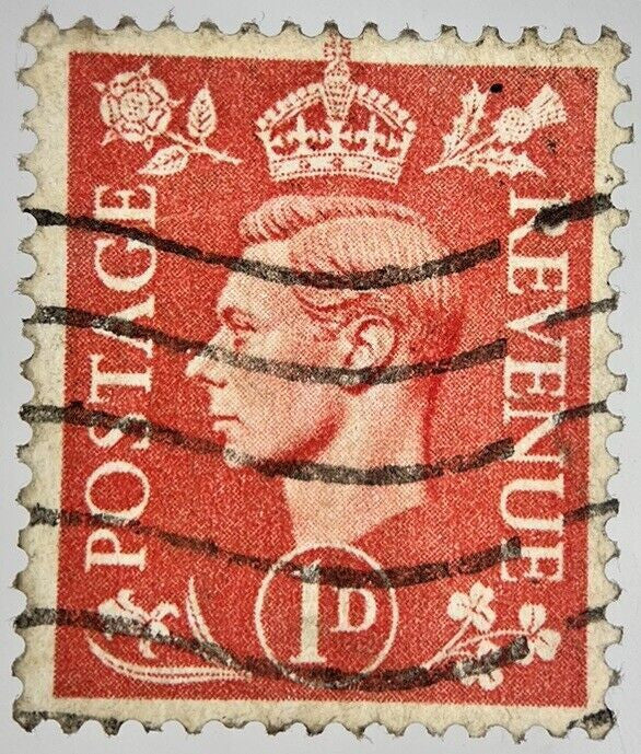 British George VI 1 One - Pence Penny 1d Stamp | Collectable Grade
