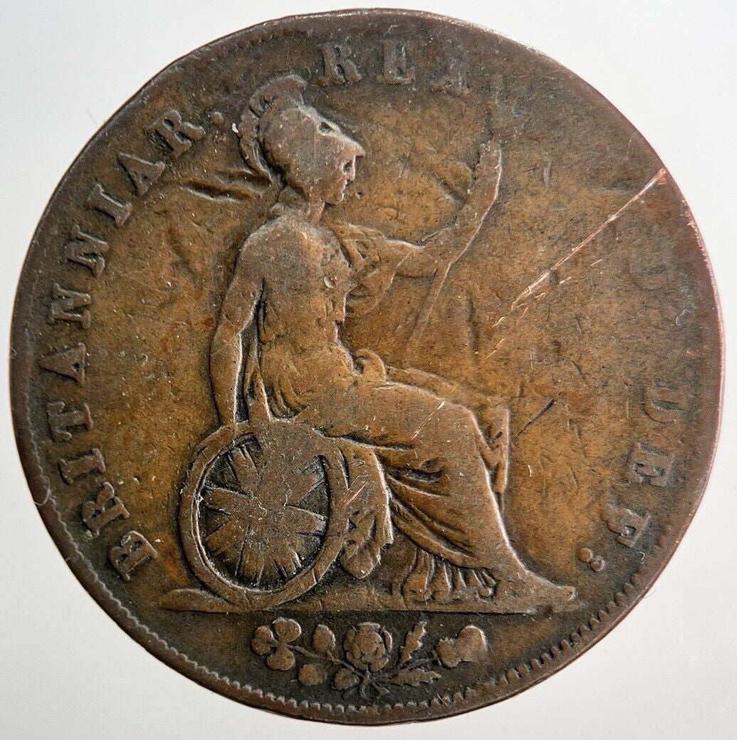 1827 George IV Half - Penny Coin | Collectable Grade