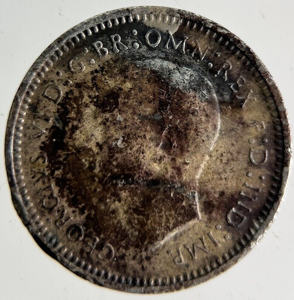 1943 Australia Threepence Silver Coin | Fine Collectable Grade