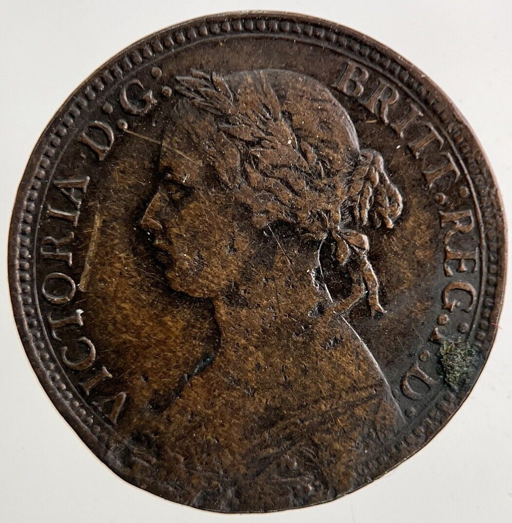 1875 - H Victoria Farthing Coin | Fine Collectable Grade